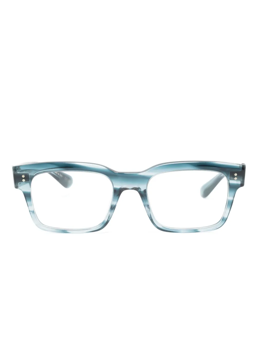 

Очки Hollins в прямоугольной оправе Oliver Peoples, синий