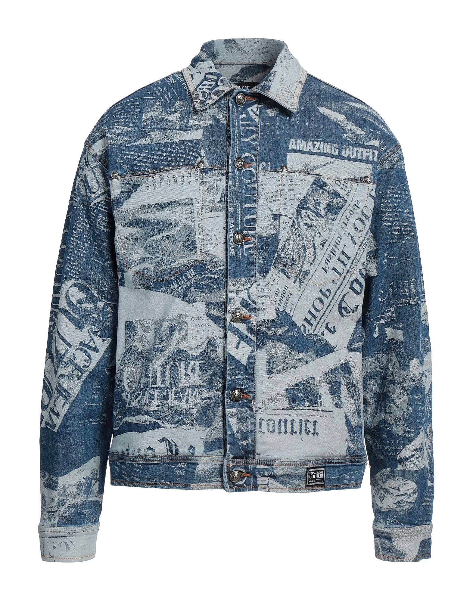 

Джинсовая рубашка Versace Jeans Couture, синий