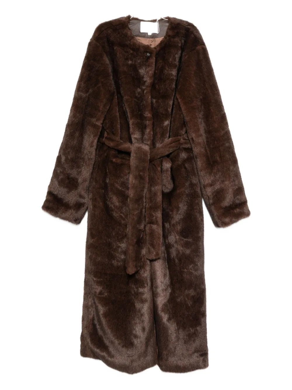 

Пальто с поясом Viktoria Chan, коричневый