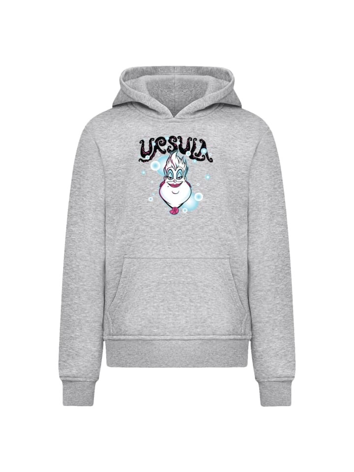 

Пуловер F4NT4STIC Hoodie Disney Bösewichte Ursula Bubbles, пятнистый серый