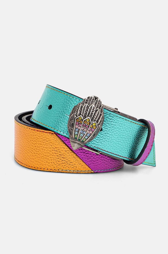 

Двусторонний кожаный ремень Kurt Geiger London, мультиколор