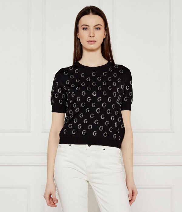 

Блузка жасмин Regular fit Guess Jeans, черный