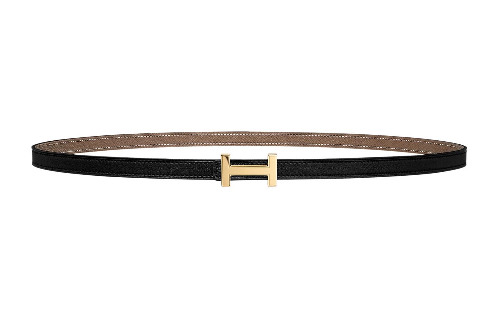 

HERMES Ремень женский из кожи фокусной выделки Focus Cow Leather Belts черный ширина 1,3 см, Серый, HERMES Ремень женский из кожи фокусной выделки Focus Cow Leather Belts черный ширина 1,3 см