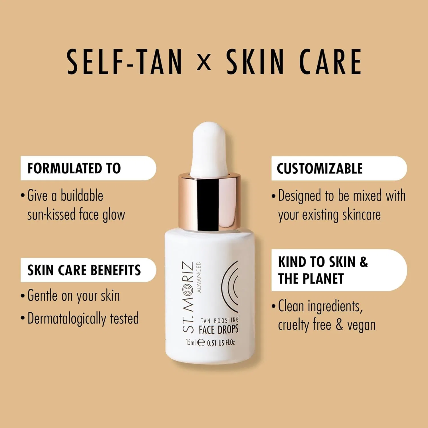 Сыворотка-автозагар для лица Saint Moriz Advanced Pro Formula, 15 мл St. Moriz — фото 2