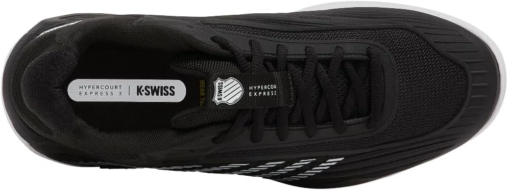 Кроссовки K-Swiss Hypercourt Express 3, Black/White — фото 3