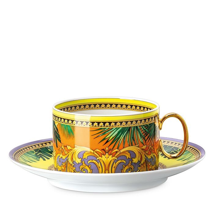 

Rosenthal Versace Jungle Animalier Чайная чашка и блюдце, мультиколор