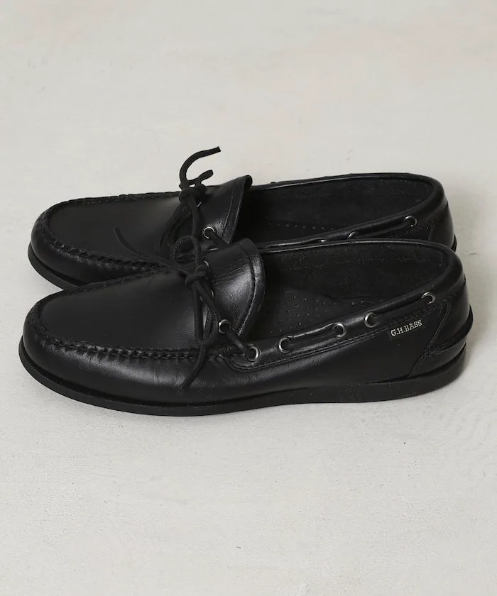 Туфли Эксклюзивная самодельная модель CAMP MOC DECKER SOFT / BA12001A (размеры 25-28 см) 26SS G.H.Bass, black — фото 4