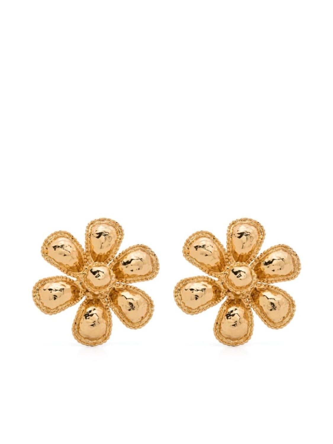 

Клипсы в форме цветка Moschino, золотой