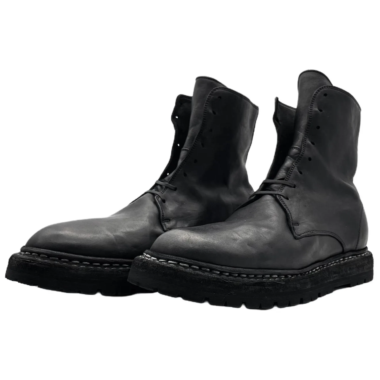 GUIDI Ботинки тактические мужские из конской кожи 9950VN черные — фото 4