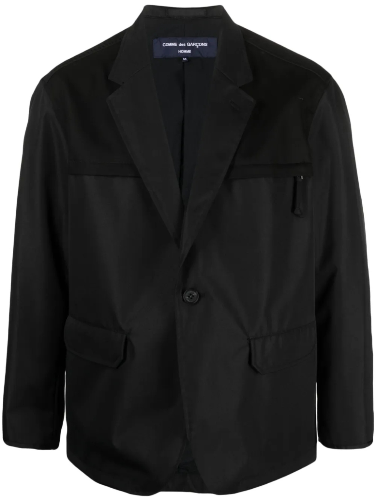 

Comme des Garçons Homme однобортный пиджак с заостренными лацканами, черный