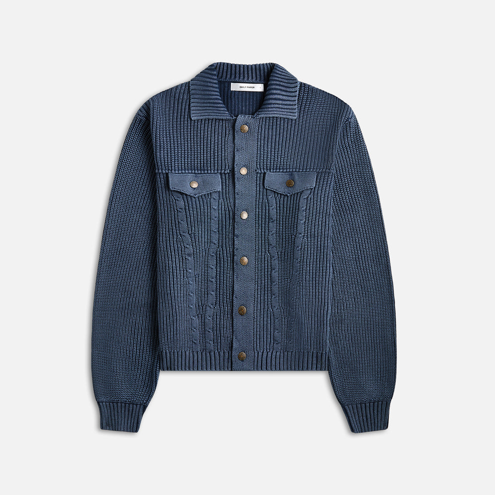 

Кардиган Daily Paper Tano Knit Cardigan, синий