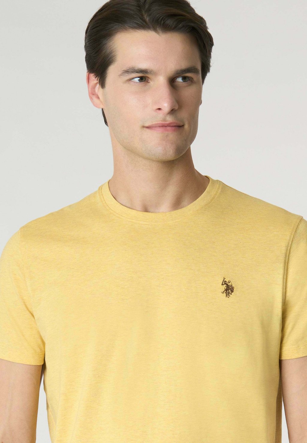 Базовая футболка U.S. Polo Assn., желтый — фото 4