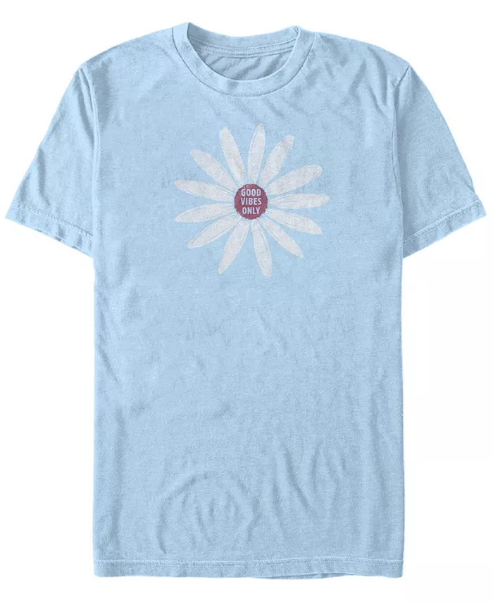 

Мужская простая футболка с коротким рукавом и ромашками Crew T-shirt Fifth Sun, синий