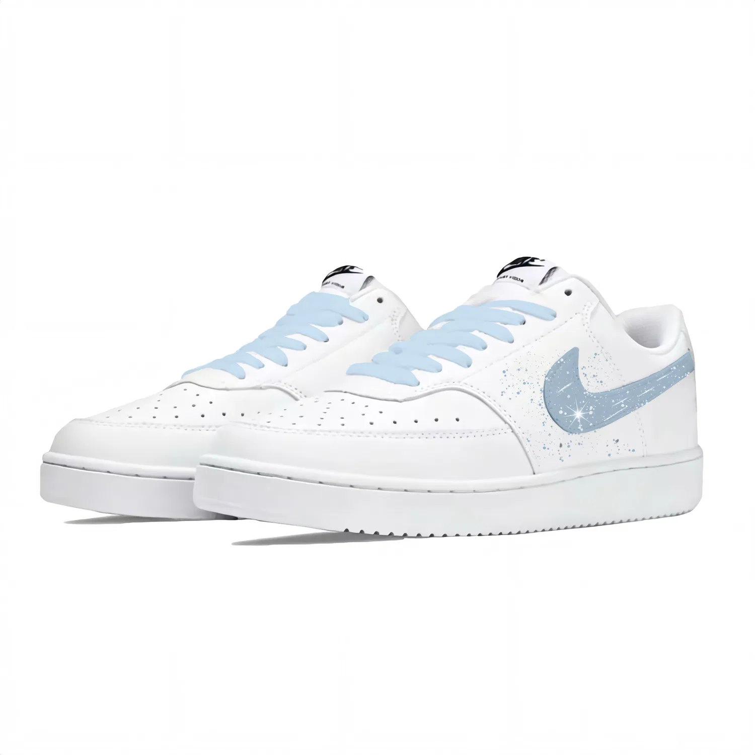 Кеды Nike Court Vision 1 Low White Blue — фото 4