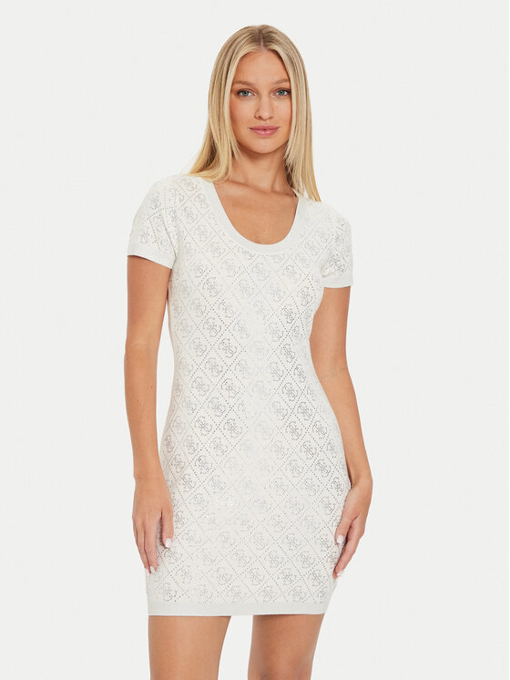 

Вязаное платье slim fit Paige W4YK28 Z3FN0 Guess, экрю