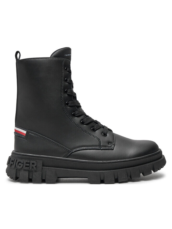 

Сапоги Tommy Hilfiger Lace-Up Bootie T3A5-33600-1351 S Negro, черный