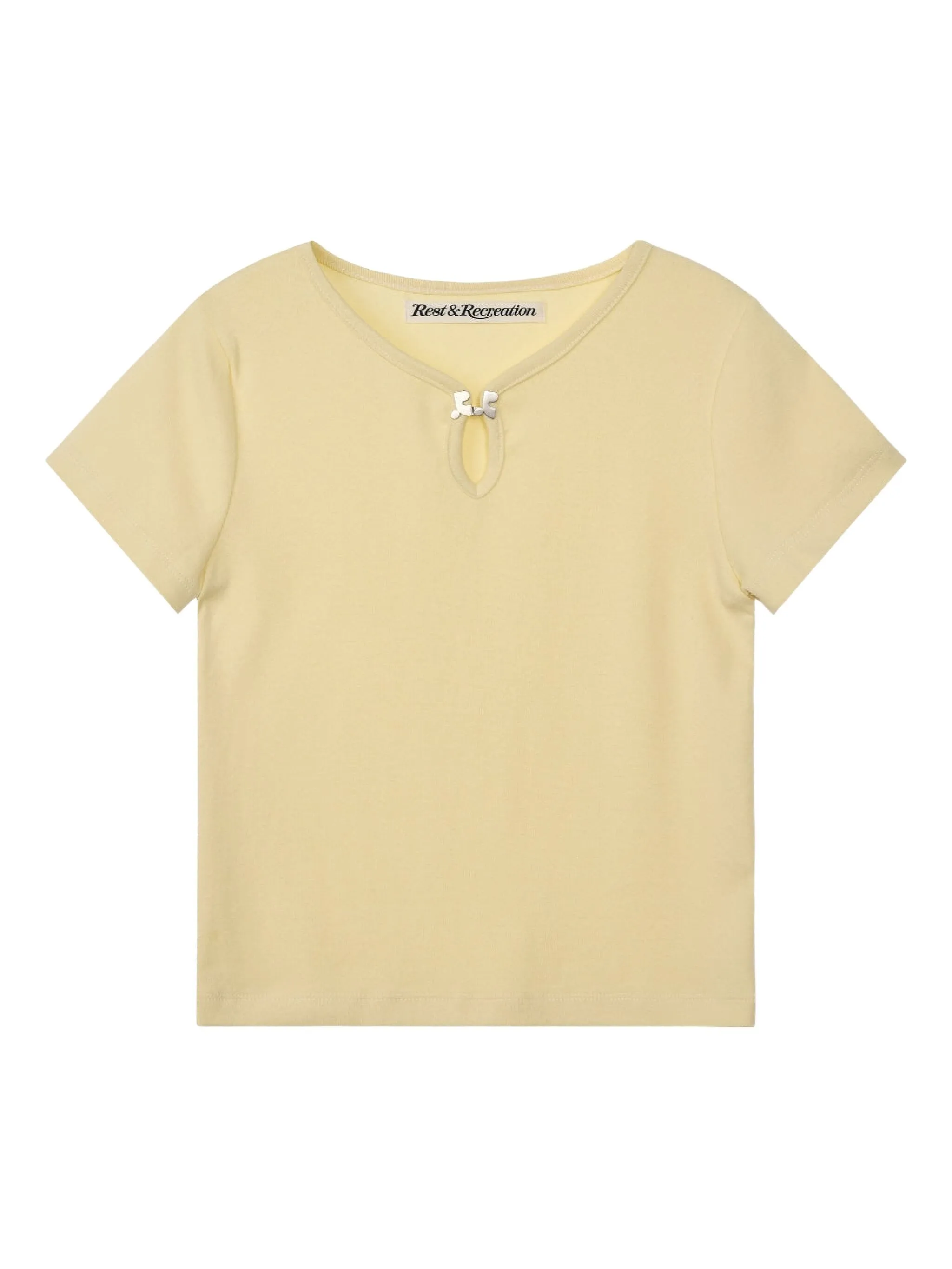 

Топ с U-образным вырезом Rest&Recreation, желтый