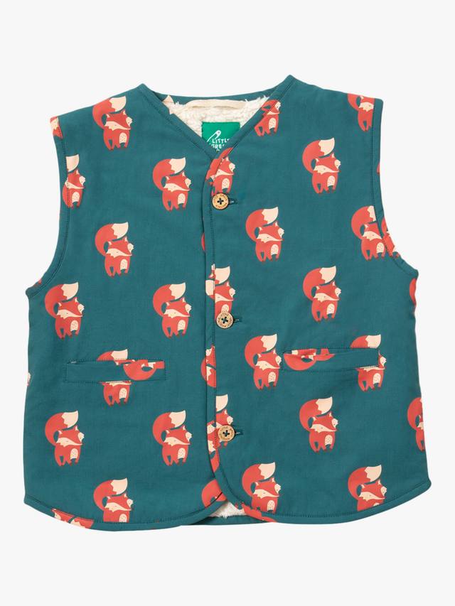 

Детская флисовая безрукавка Fox Little Green Radicals, Blue/Multi