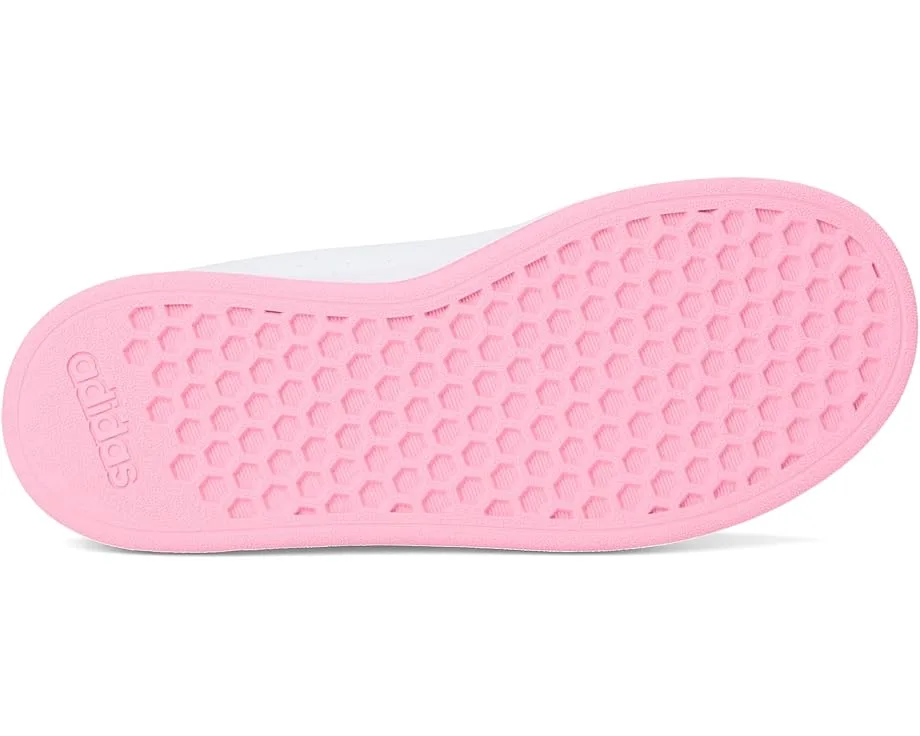 Кроссовки Adidas Kids Advantage 2.0 Shoes (Big Kid), White/Bliss Pink/Semi Lucid Red — фото 3