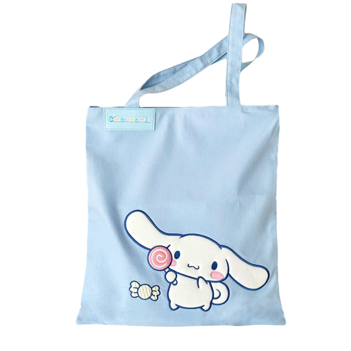 

Сумка через плечо Hello Kitty из хлопка для женщин, разноцветная Sanrio, cinnamoroll denim shoulder bag