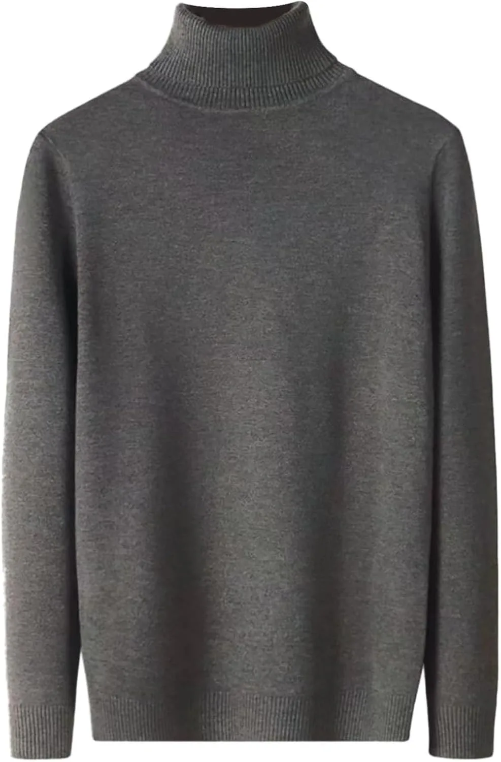 

Мужской вязаный свитер с воротником-стойкой, мягкий и теплый