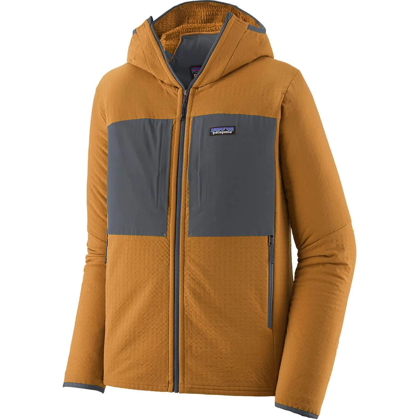 Куртка с капюшоном на молнии R2 TechFace Patagonia, Raptor Brown