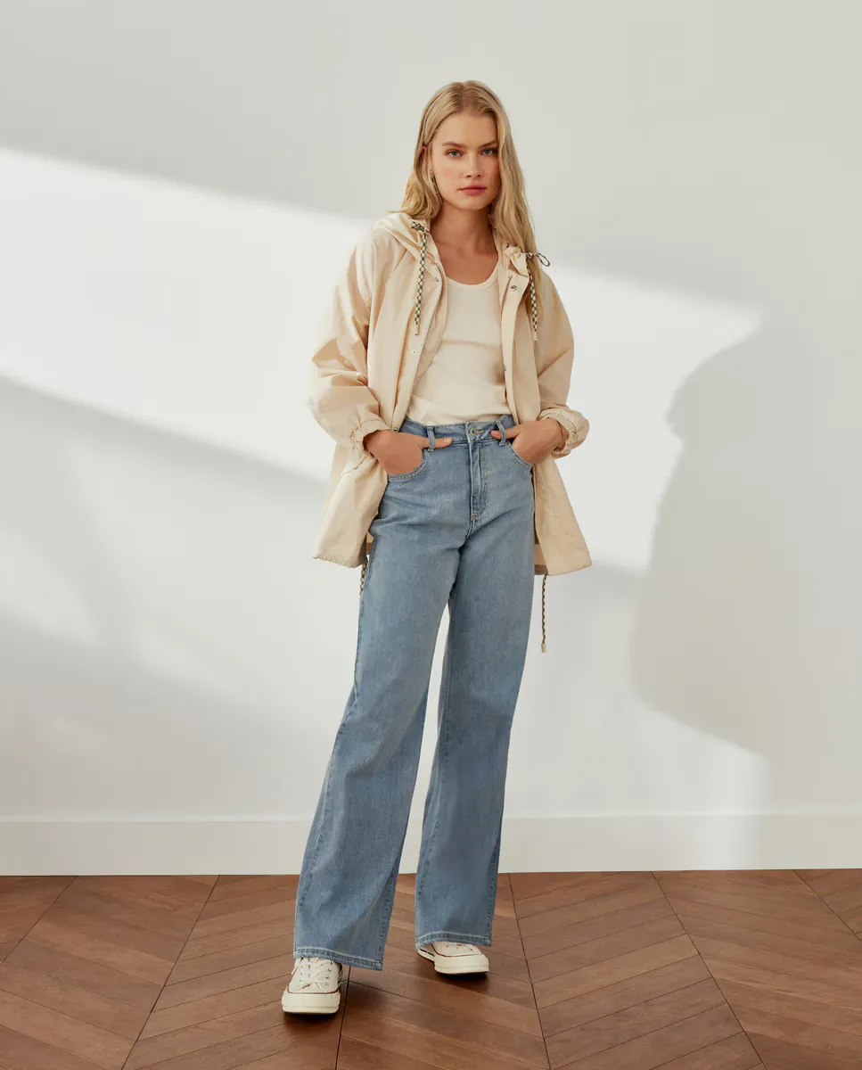 

Женская майка в рубчик Southern Cotton, цвет Blanco roto