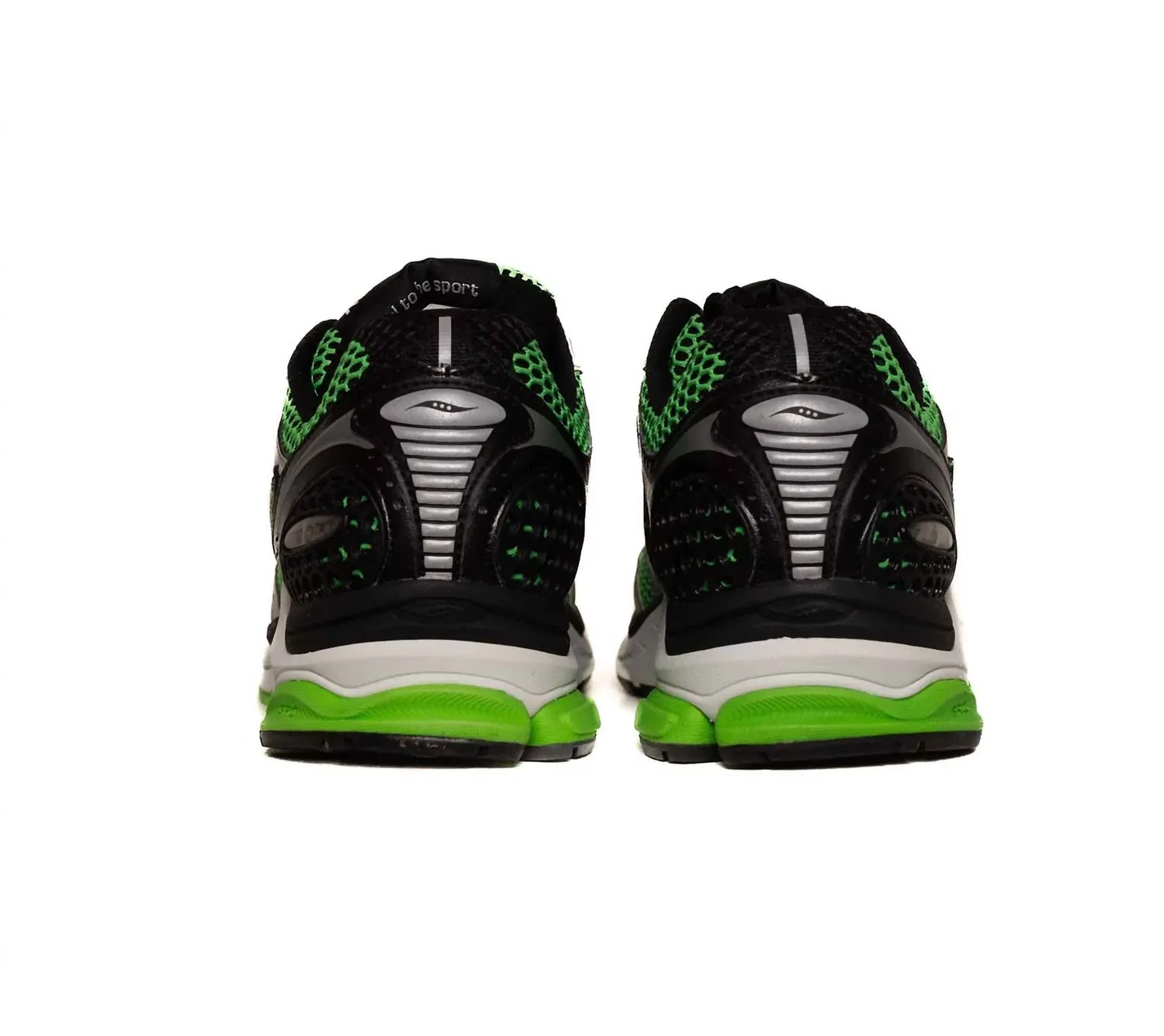 SAUCONY Мужские кроссовки Progrid Triumph 4, зелено-серебристые — фото 4
