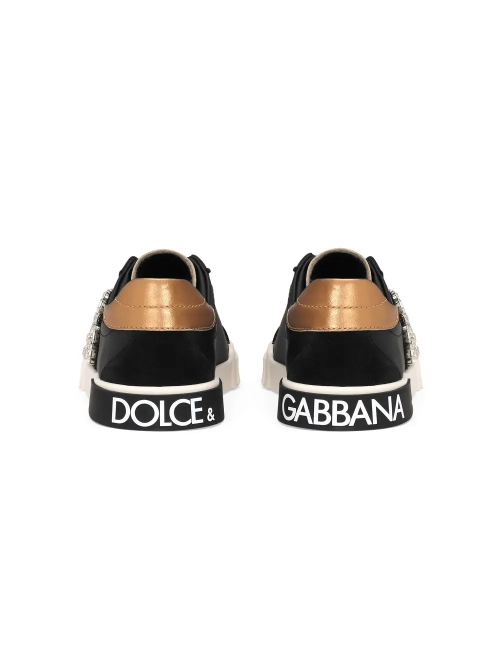 Кроссовки Portofino Vintage Dolce & Gabbana Kids, черный — фото 3