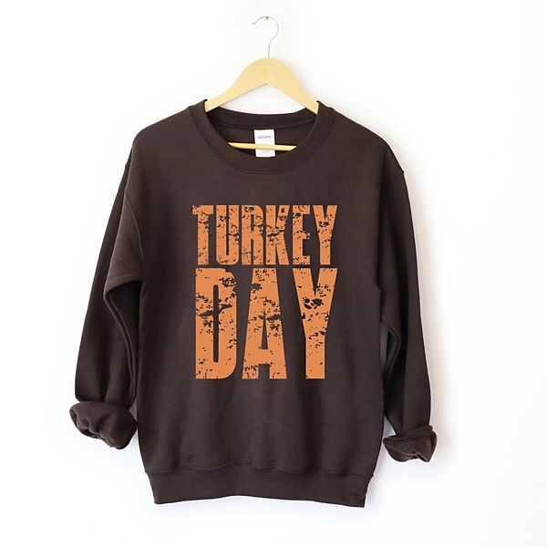 

Графический свитшот Turkey day block distressed Simply Sage Market, Chocolate, Зеленый, Графический свитшот Turkey day block distressed Simply Sage Market, Chocolate