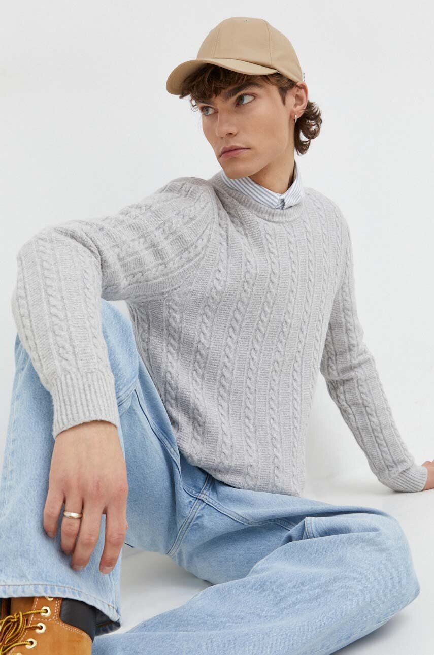 

Свитер Abercrombie & Fitch, серый