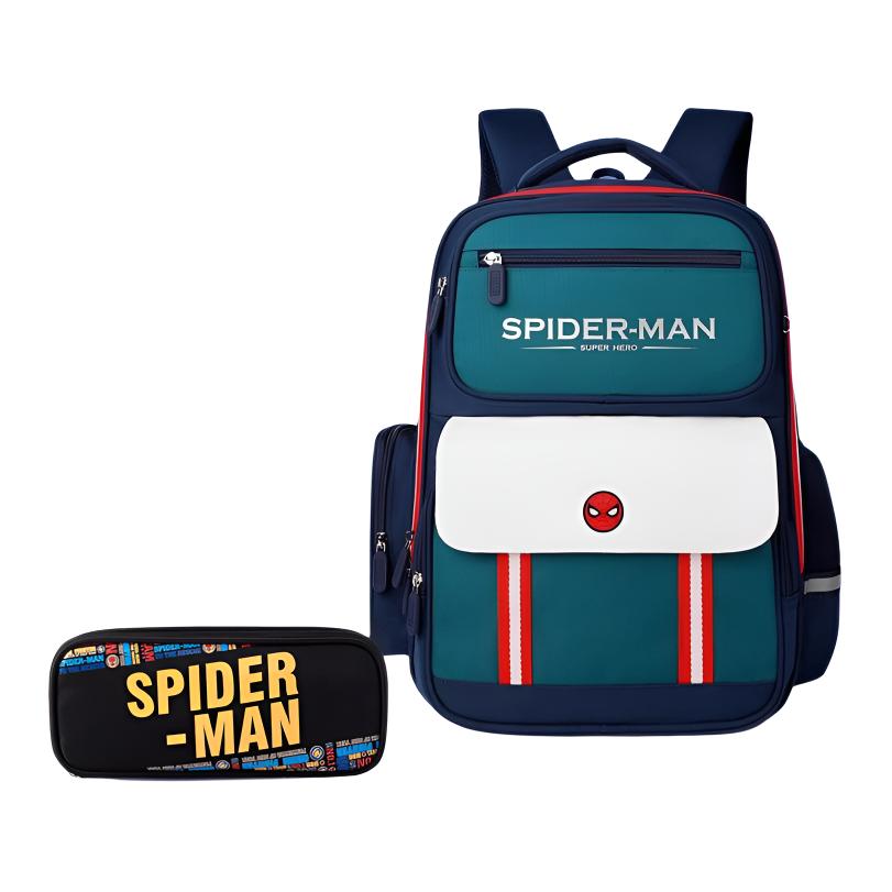 

Disney Рюкзак Marvel из полиэстера большой размер мужской тёмно-синий/зелёный, Green+Pen Pouch