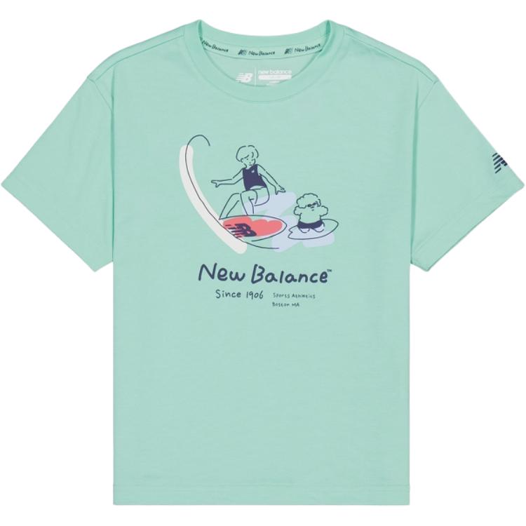 

New Balance Футболка светло-зеленая для детей 3-7 лет, Зеленый, New Balance Футболка светло-зеленая для детей 3-7 лет