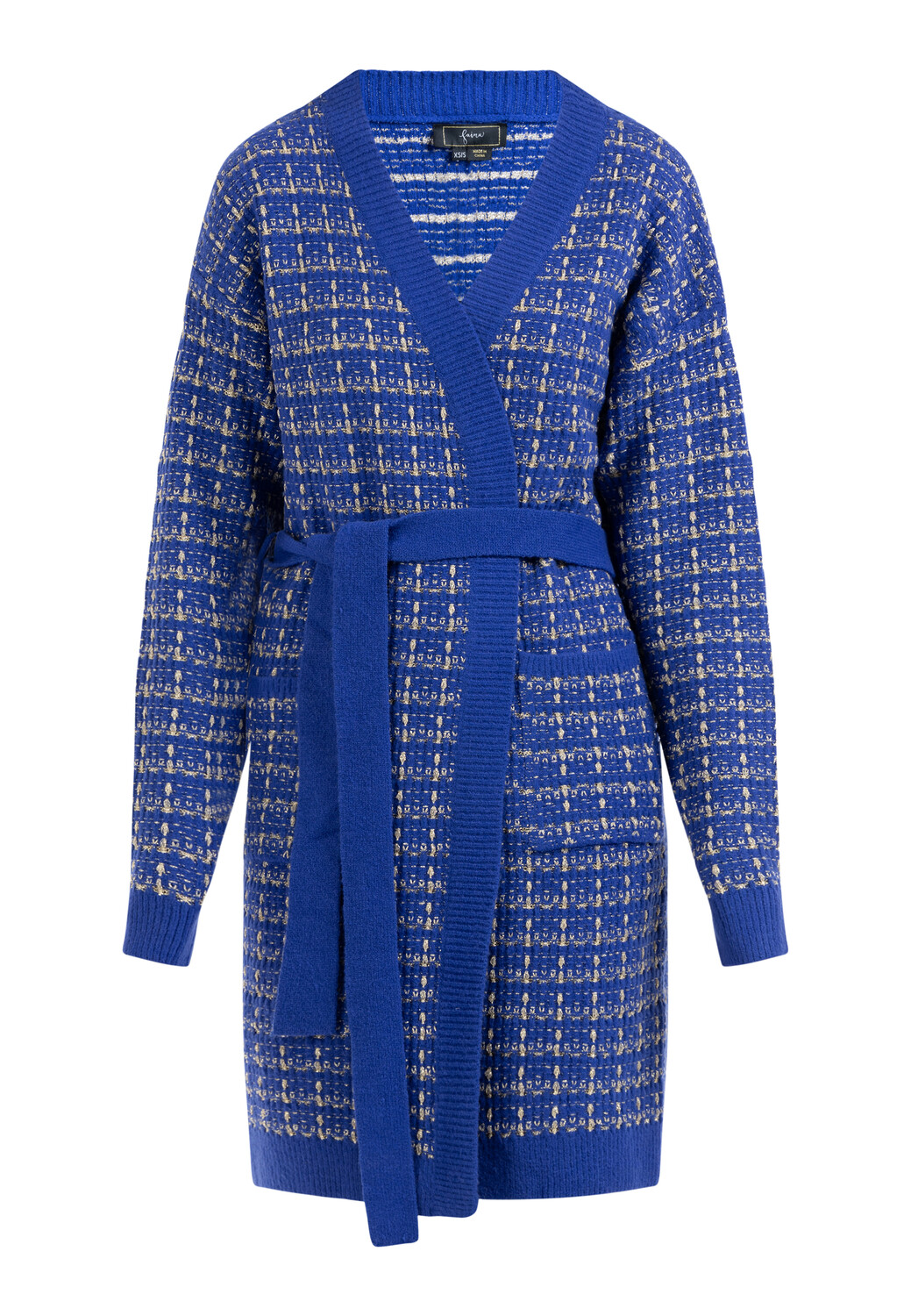 

Толстовка faina Cardigan, темно-синий