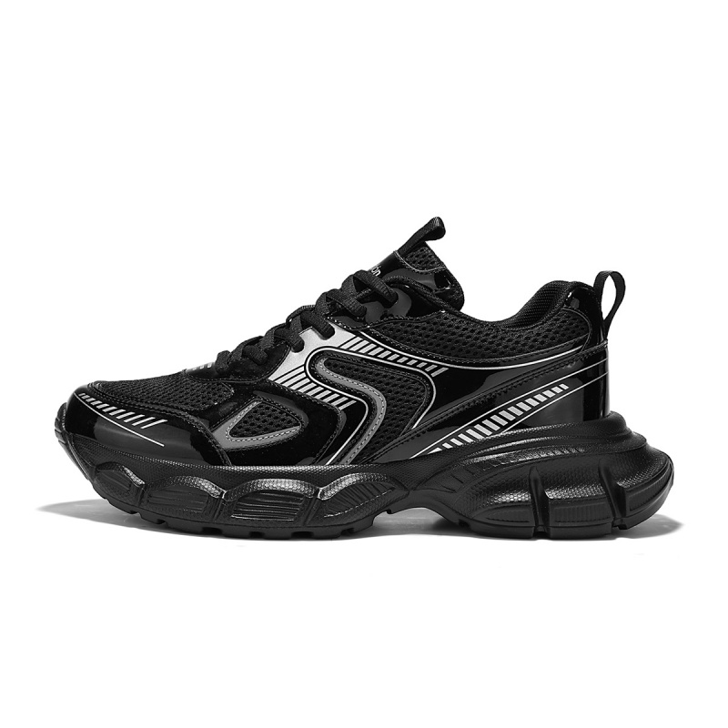 

AGSDON Мужские кроссовки Low Top Chunky с черной сеткой, цвет Black Mesh