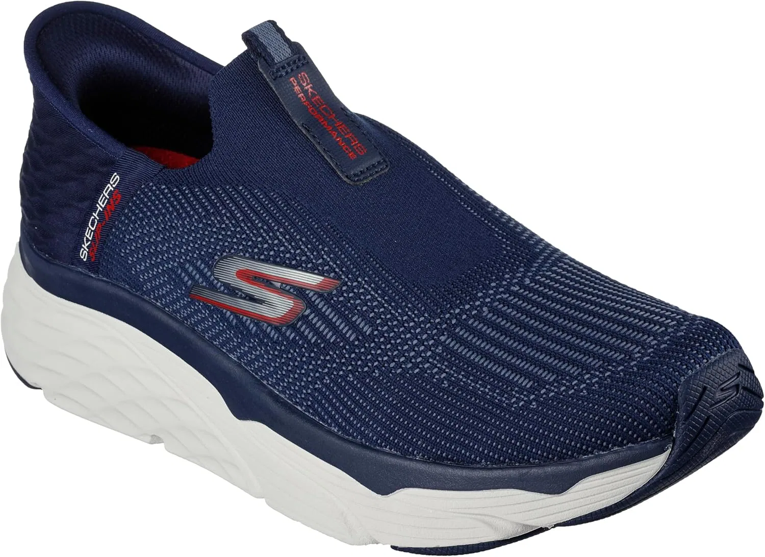 Мужские слипоны Skechers Performance Max Cushioning-Advantageous, Navy — фото 4