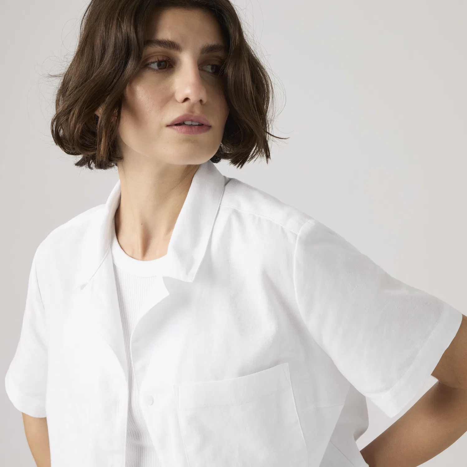 Рубашка Элби Кэмп Levi's, White — фото 2