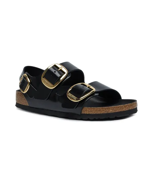 Кожаные сандалии Лена Narrow fit Birkenstock, черный