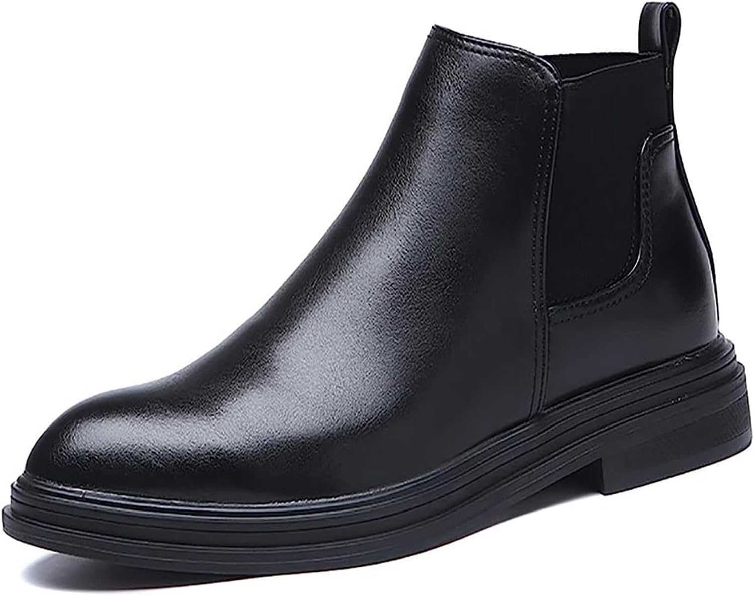 

Мужские ботинки челси, легкие повседневные ботильоны, классические модные мужские ботинки, высокие мужские ботинки Generic, черный