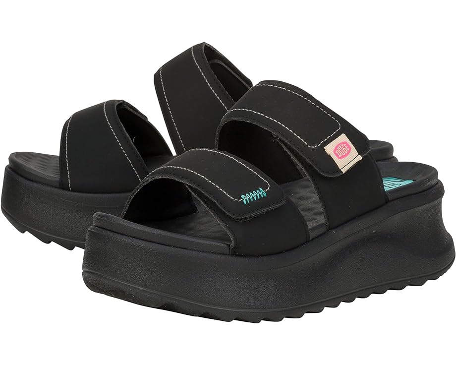 

Сандалии Hey Dude Delray Slide Mono, цвет Black/Black