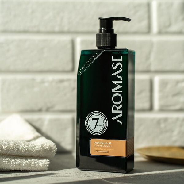Шампунь против перхоти для жирной кожи головы, 400 мл Aromase Anti-Dandruff essential shampoo — фото 2