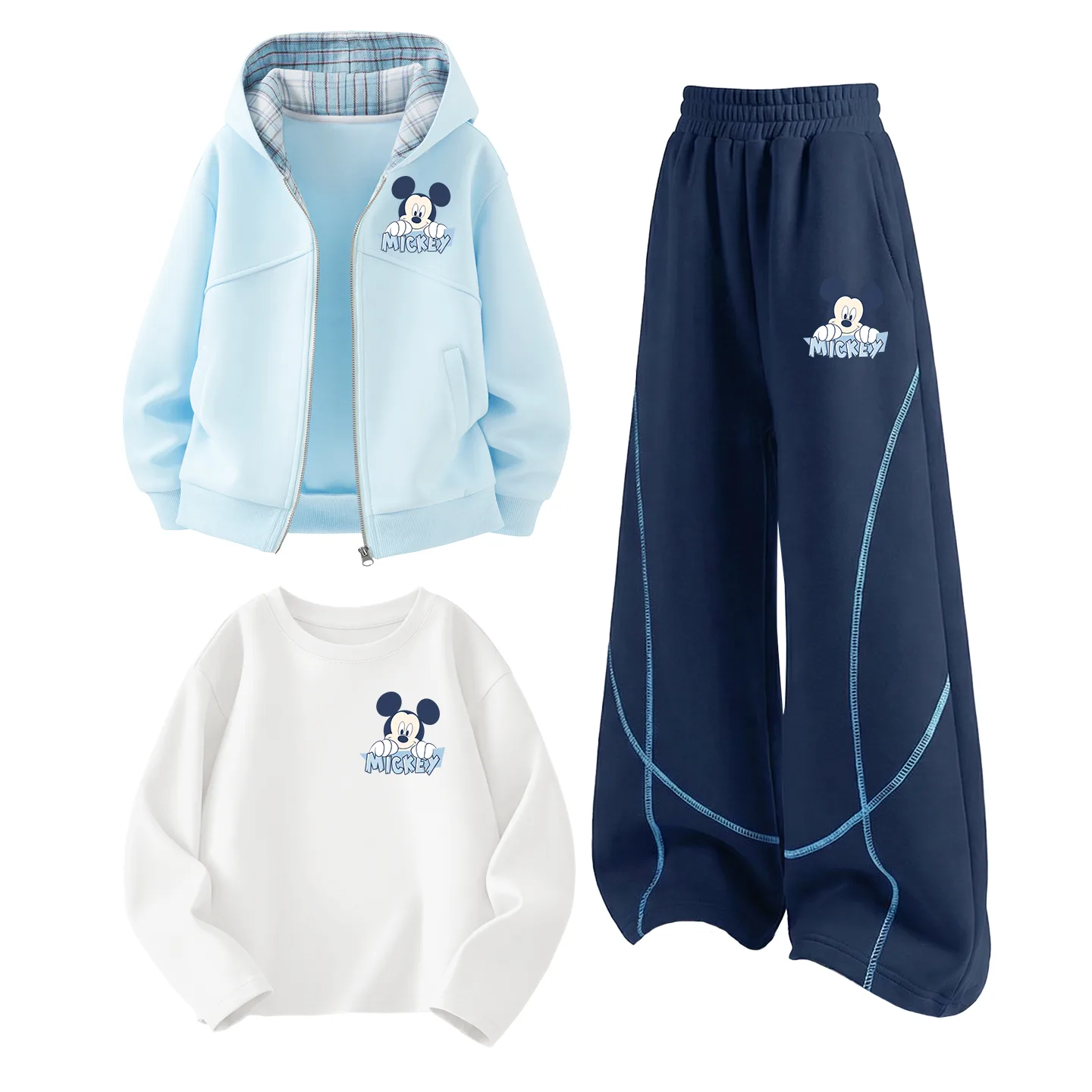 Детский спортивный комплект из 3 предметов Disney, Dizzell Signature K Pudding Blue+Dizzell Signature K Navy Blue+Dizzell Signature K White