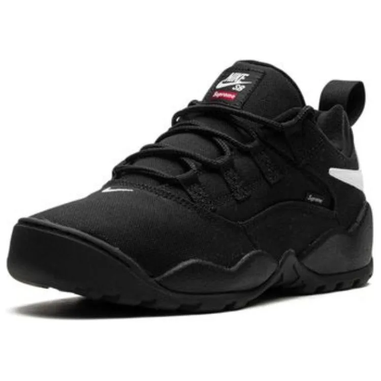 Nike Кроссовки Supreme SB Darwin Low "Black" — фото 3