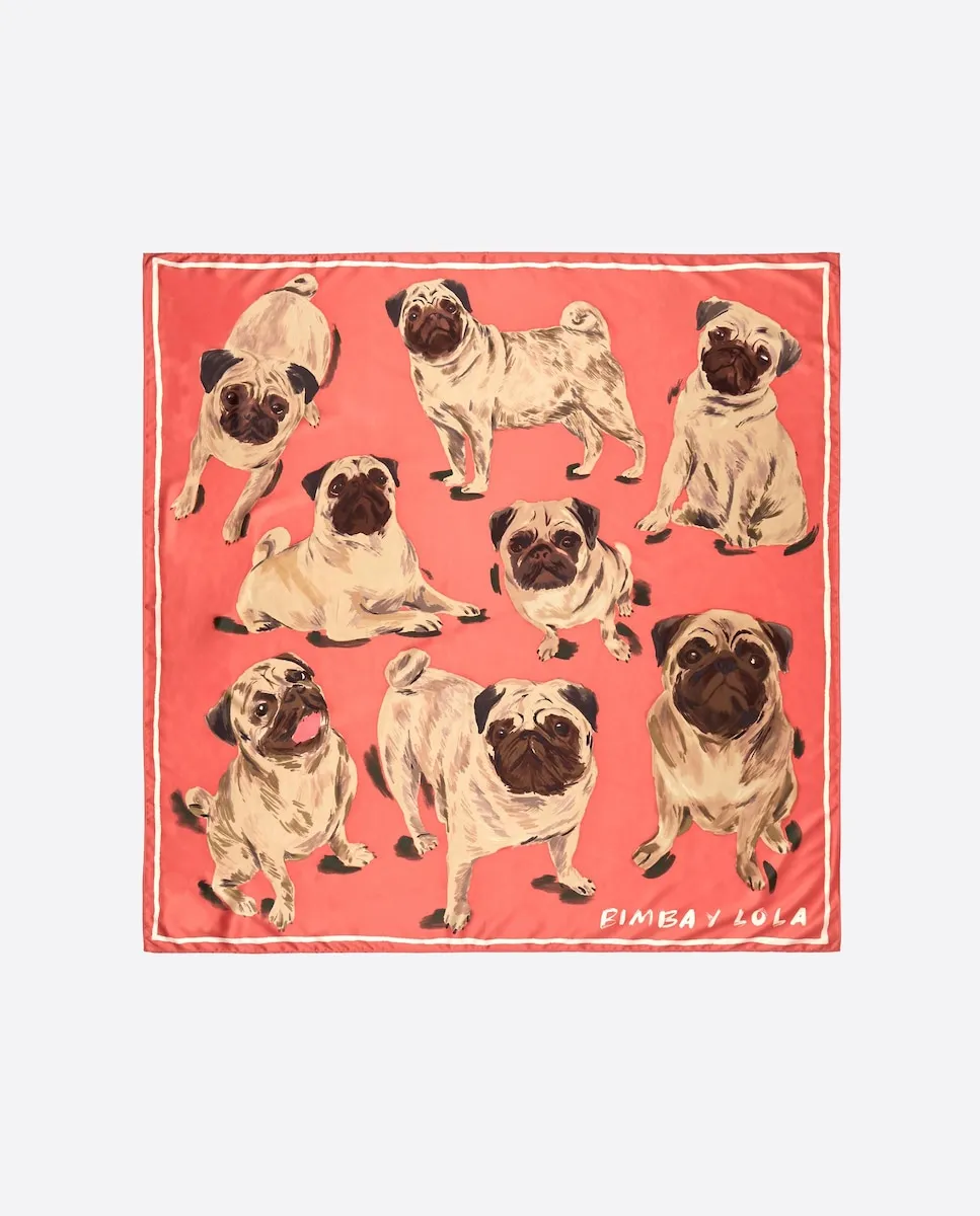 

Коралловые носовые платочки карлино Bimba Y Lola, коралловый