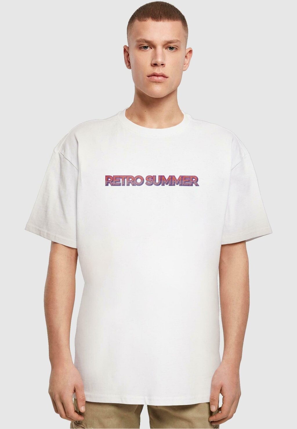 

Футболка с принтом SUMMER RETRO HEAVY Merchcode, белый