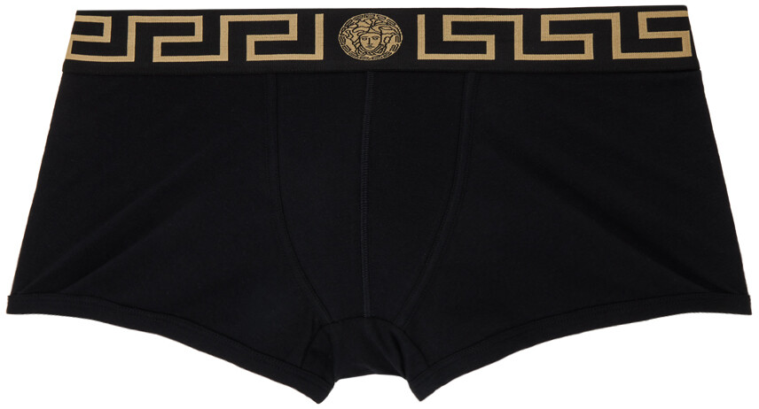 

Черные боксеры Greca Border Versace Underwear