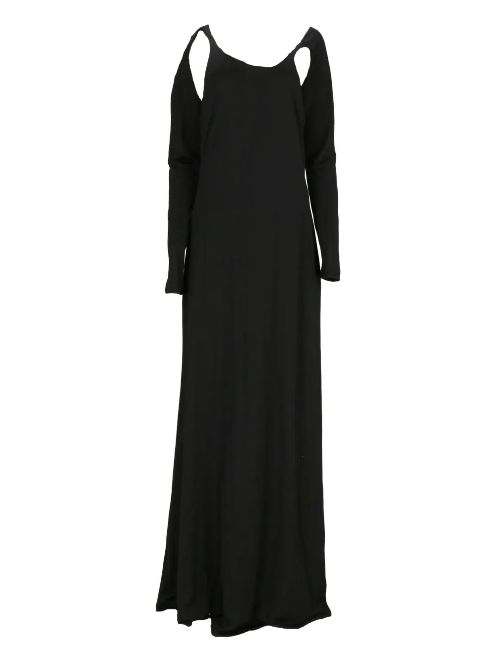

Платье макси с длинными рукавами TOM FORD, черный