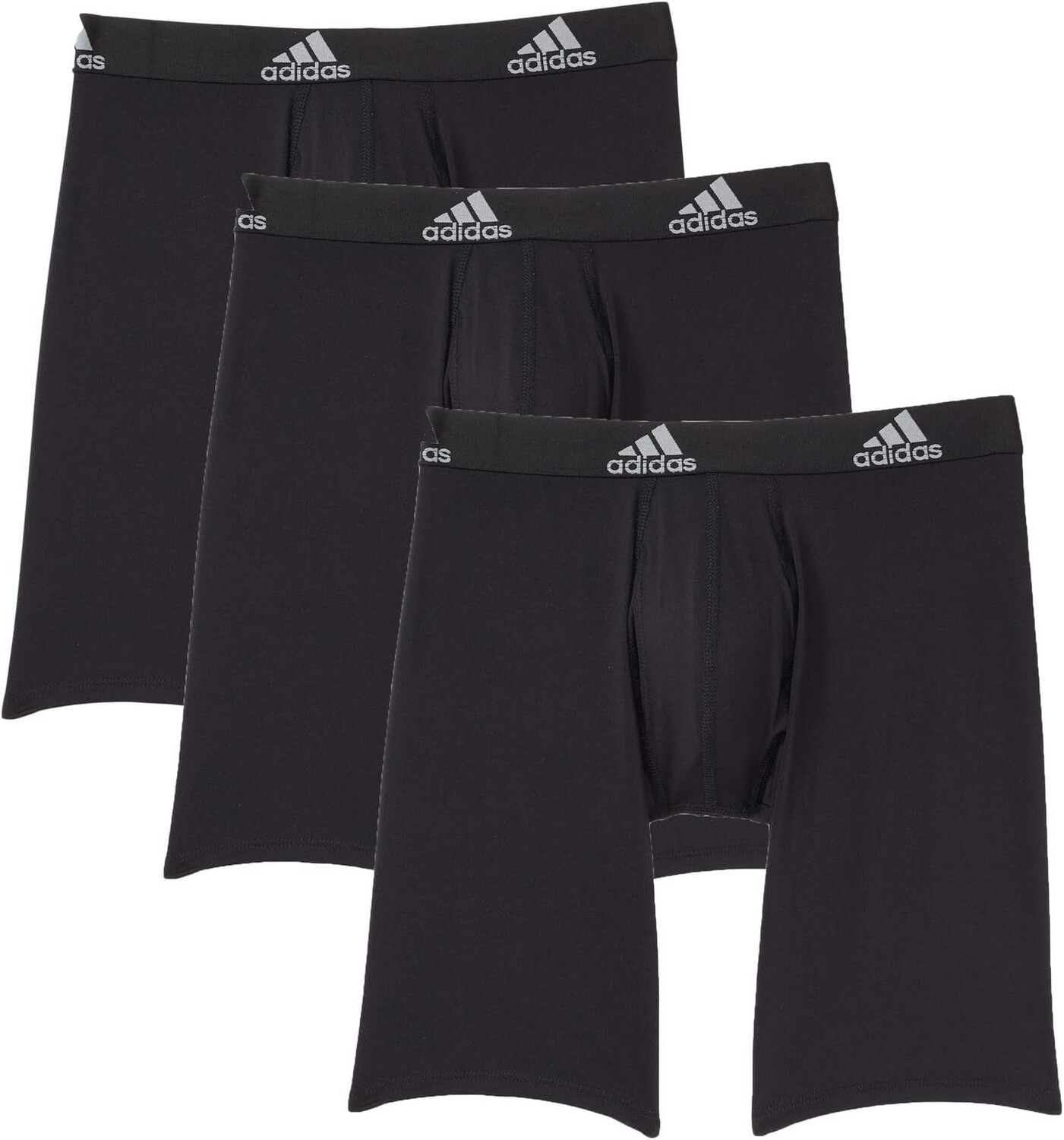 

Длинные трусы-боксеры Performance, комплект из 3 шт. adidas, цвет Black/Light Onix