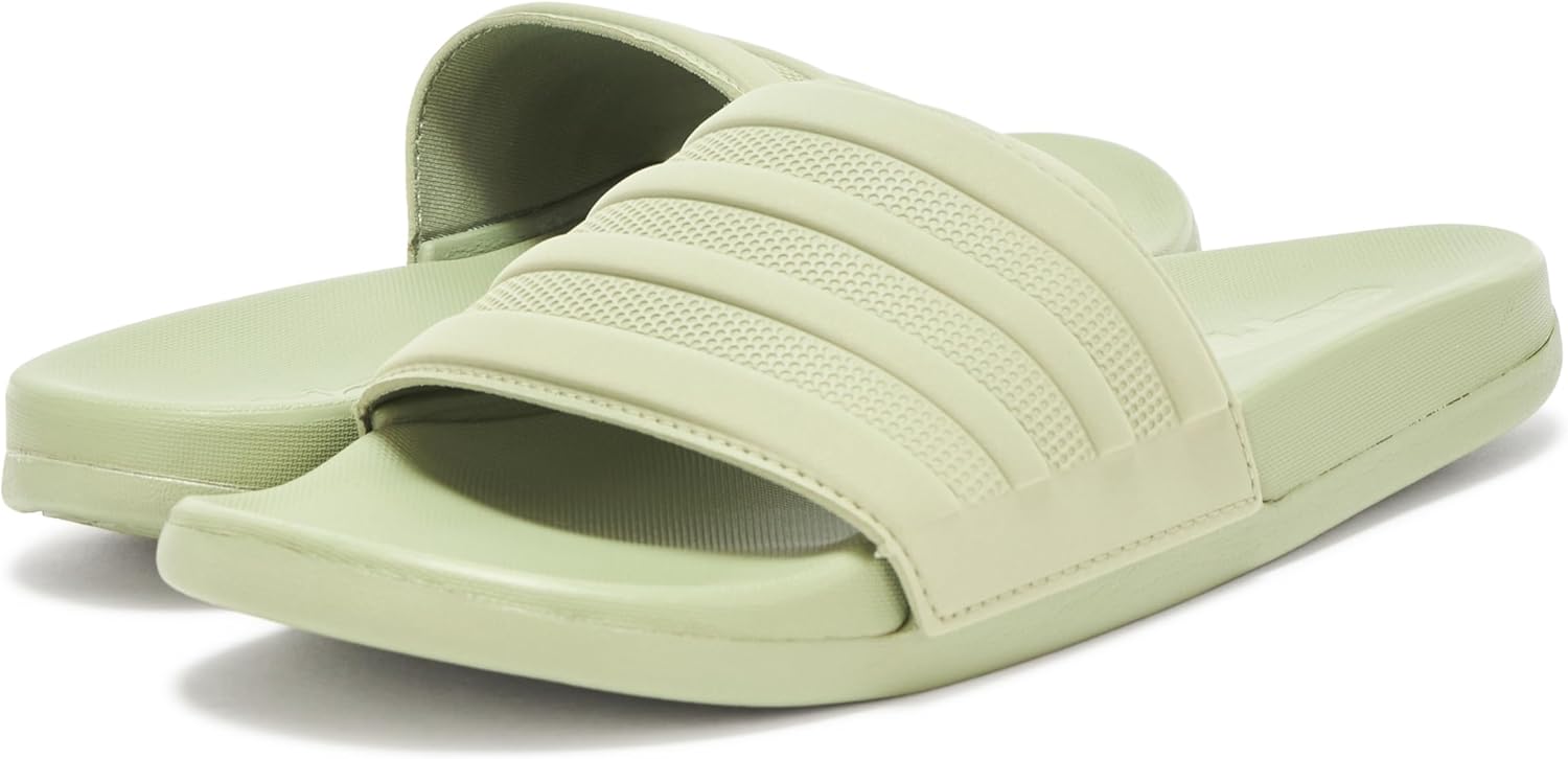Шлепанцы adidas Adilette Comfort (унисекс), зеленый — фото 3