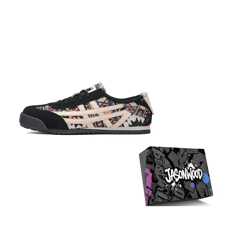 

JASONWOOD Низкие повседневные кроссовки унисекс черные хаки, цвет Black Khaki